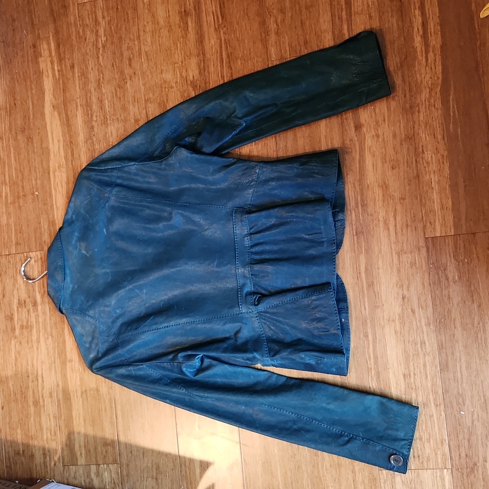 Boss Leather Jacket size 10 - Picture 8 of 8